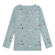 BIRKHOLM Rib Bluse Skibe